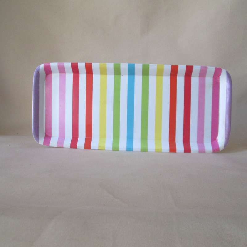 Melamine Serving Tray - Stripes