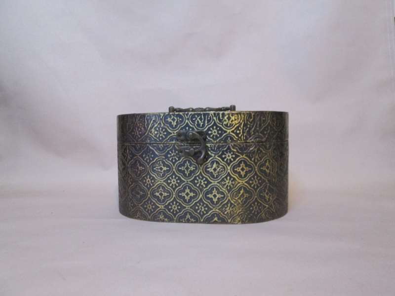 Wooden Oval Storage Box