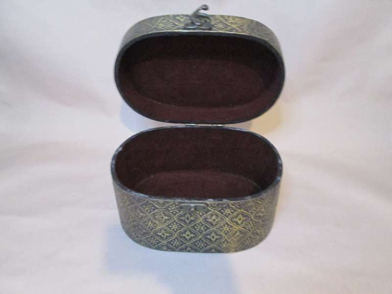 Wooden Oval Storage Box