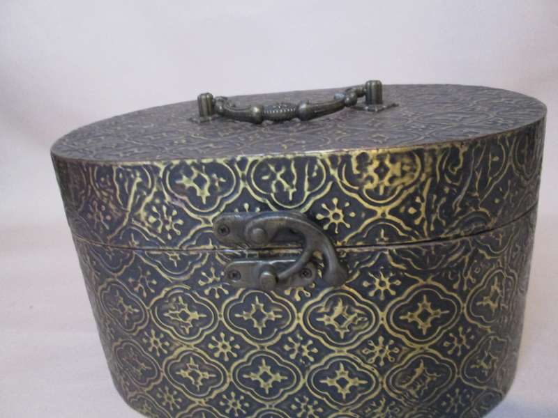 Wooden Oval Storage Box