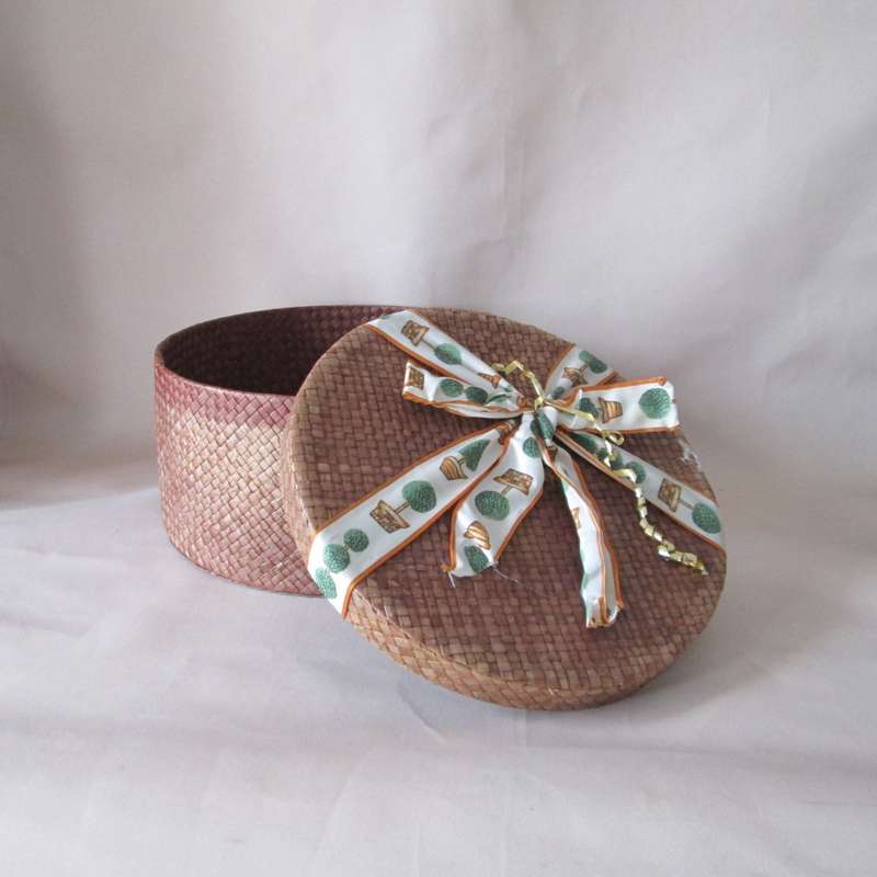 Round Vintage Storage Box