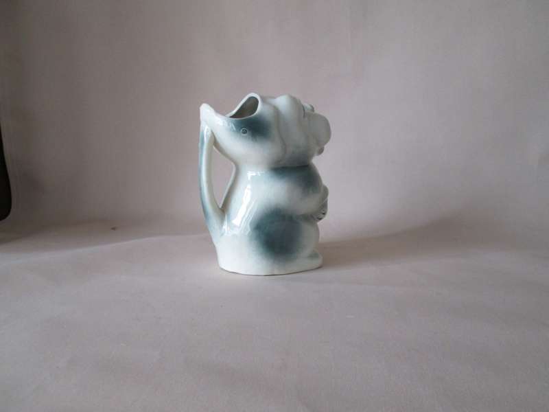 Unique Vintage Porcelain Dog Design Jug 450ml