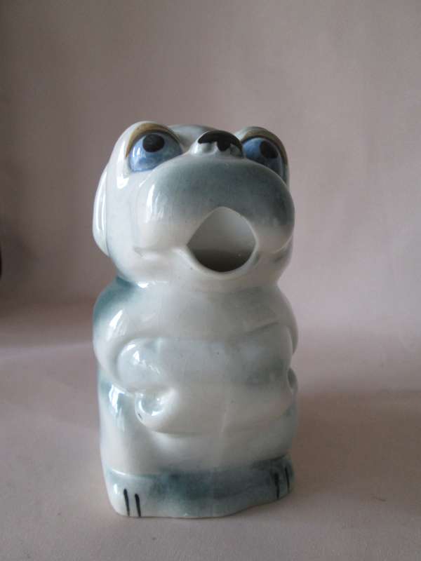 Unique Vintage Porcelain Dog Design Jug 450ml