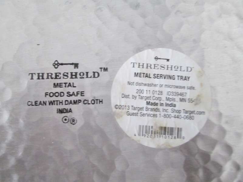 Threshold Indian Metal Serving Tray