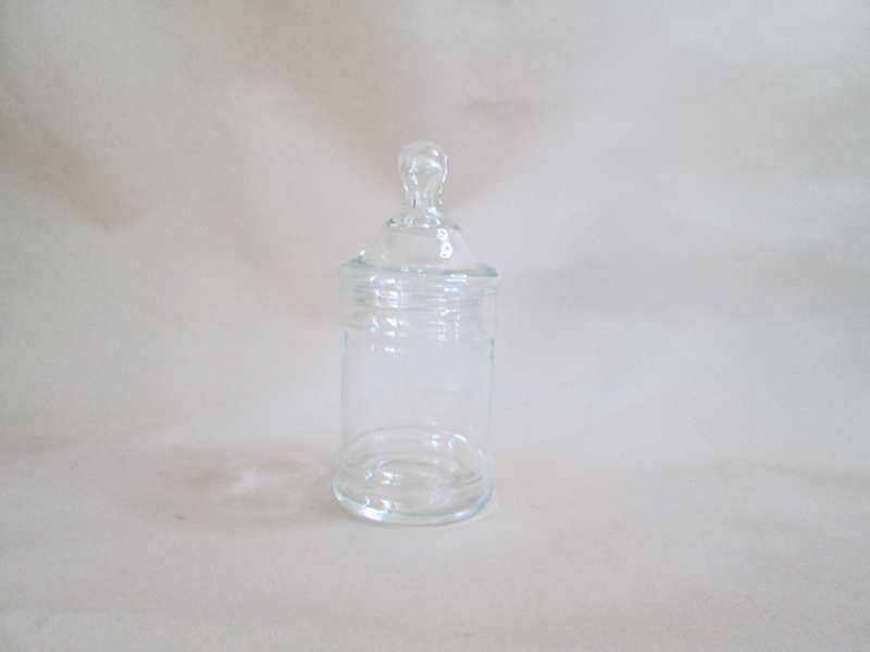250ml Glass Cotton Ball Storage Jar / Container