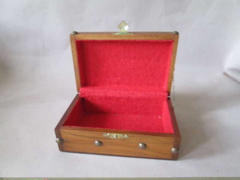 Wooden Jewel Treasure Chest