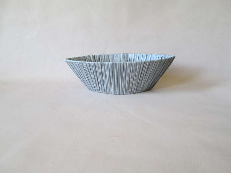 Grey Boat Shaped Decor Baskets