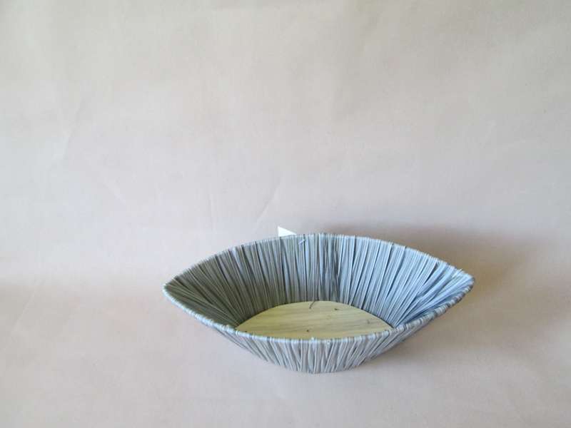 Grey Boat Shaped Decor Baskets