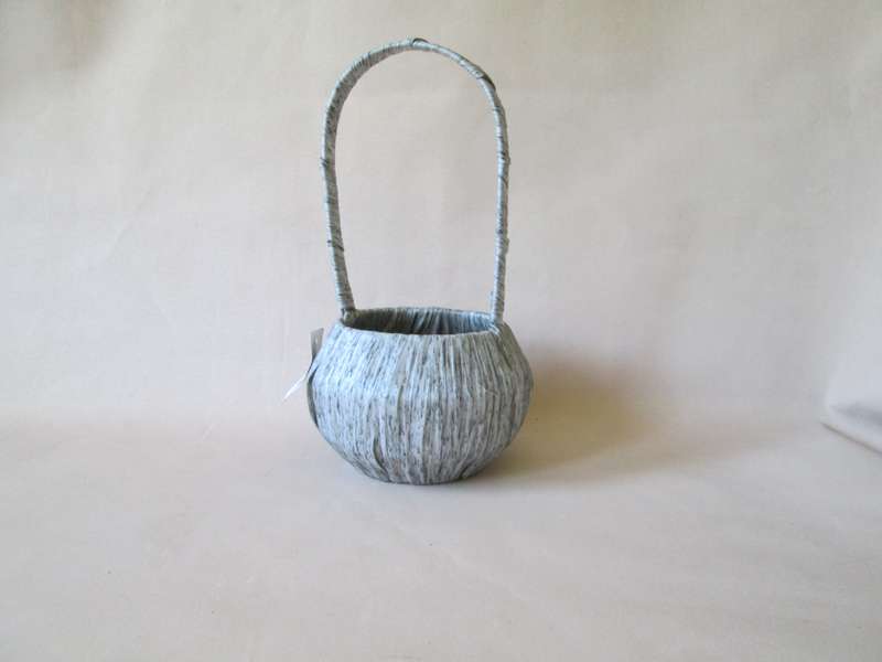 Grey Decor Baskets 130mm