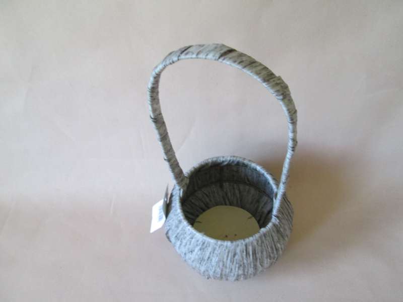 Grey Decor Baskets 130mm