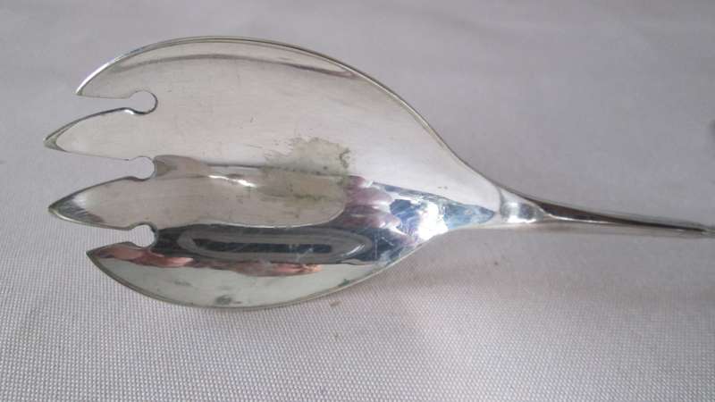 Vintage Silver Plated EPNS Salad Tongs