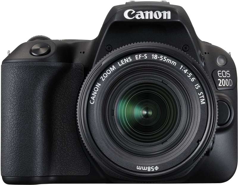 Canon EOS 200D DSLR Camera with EF-S 18-55mm f/3.5-5.6 III - USED