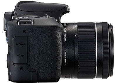 Canon EOS 200D DSLR Camera with EF-S 18-55mm f/3.5-5.6 III - USED