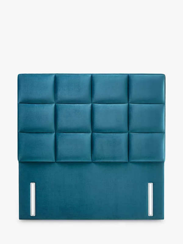 Eva Block Velvet Headboard