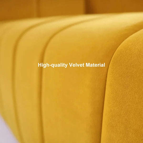 Channel Panel Tufted 3 Seater Sofa