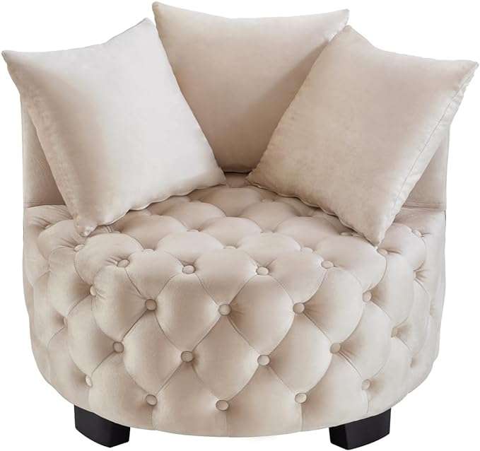 Emma Tufted Leisure Accent Chair