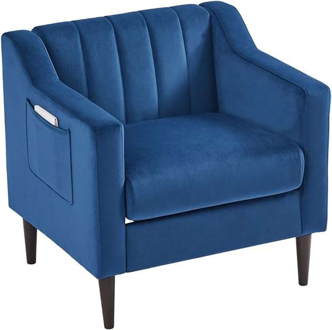 Luna Velvet 1 seater Sofa Chair