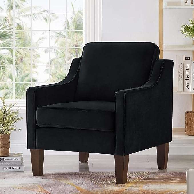 Sina Velvet Arm Chair