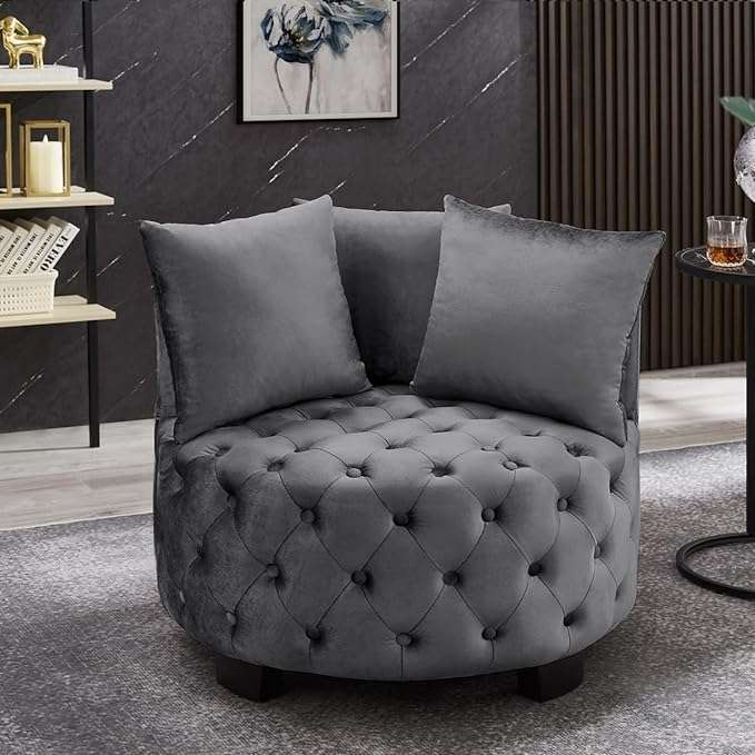 Emma Tufted Leisure Accent Chair