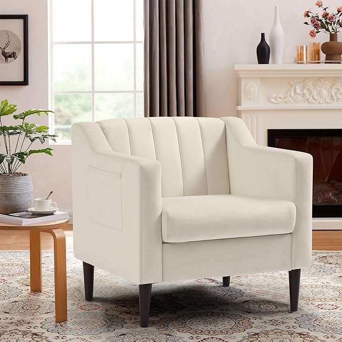 Luna Velvet 1 seater Sofa Chair
