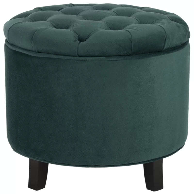 Althea Round Storage Ottoman