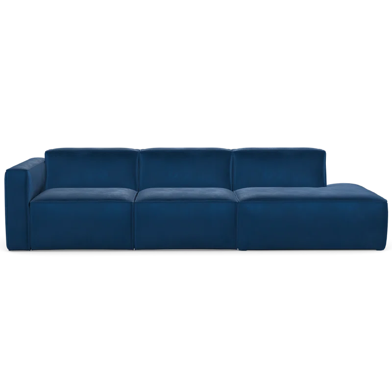 Alfie Velvet 3 Seater Sofa