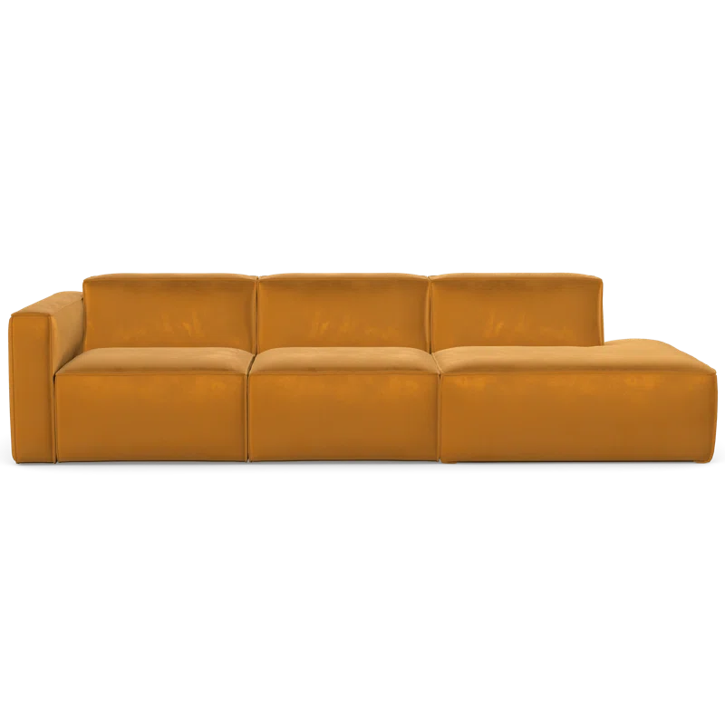 Alfie Velvet 3 Seater Sofa