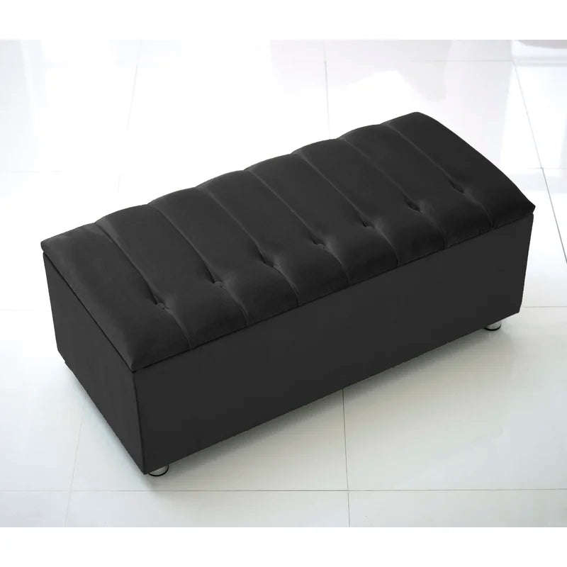 Cammy Velvet Storage Ottoman