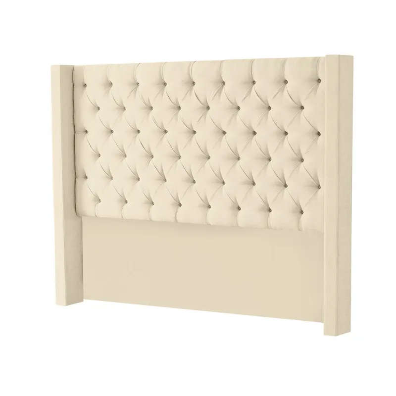 Henna Velvet Wingback Headboard