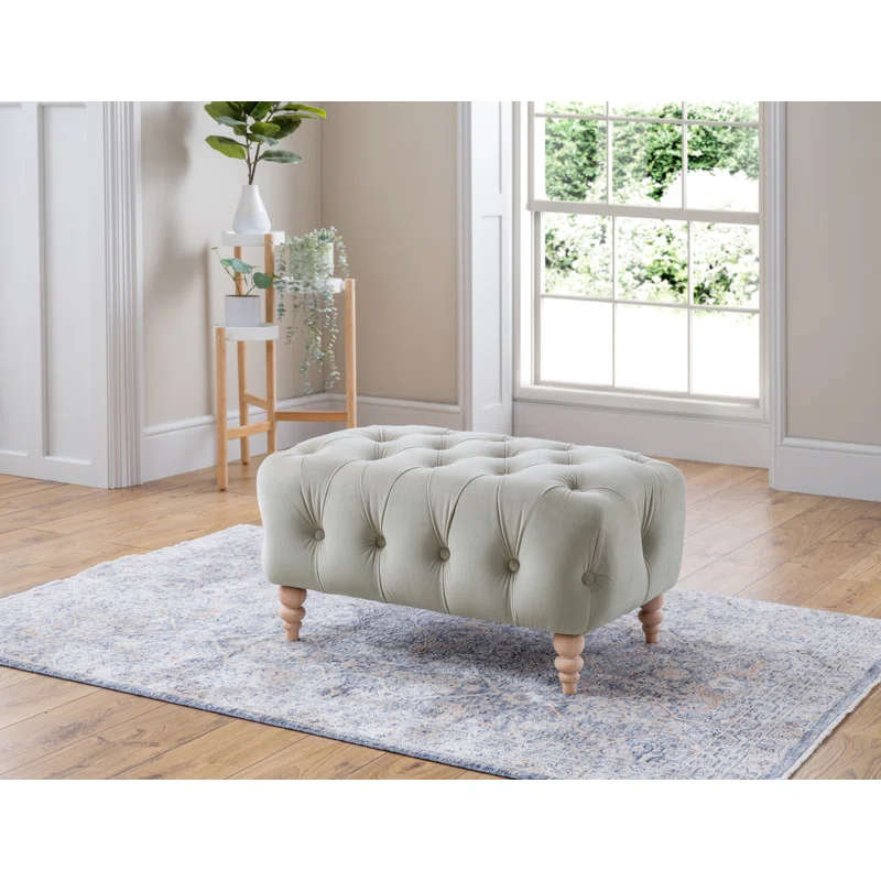 Donna Chesterfield Style Footstool