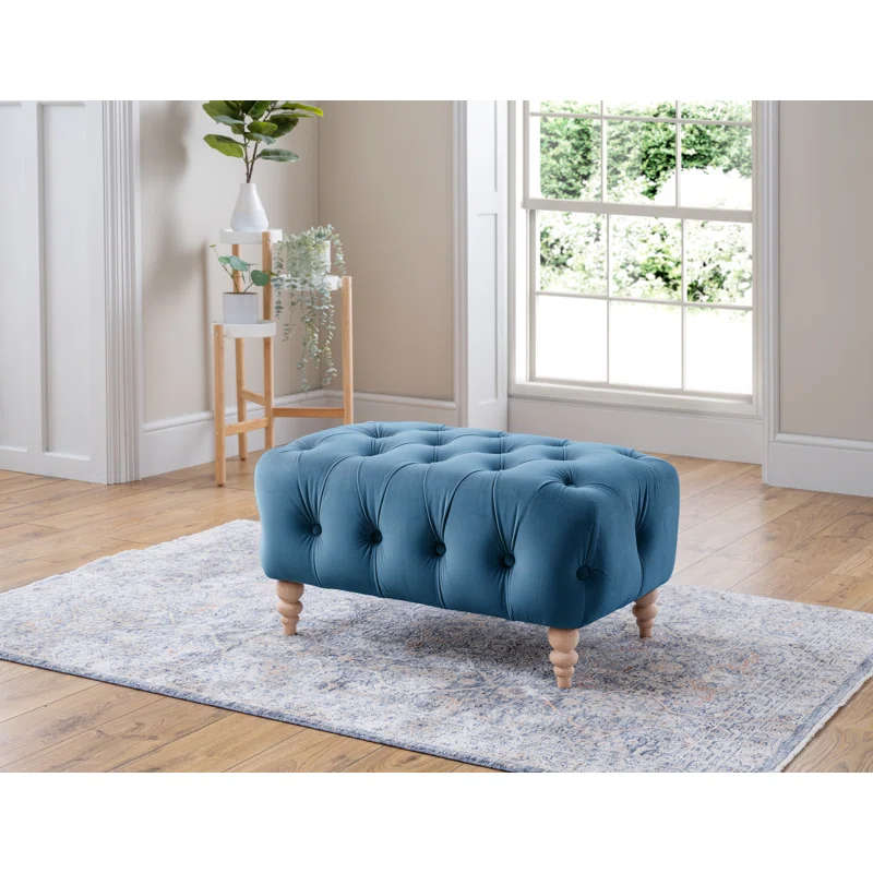 Donna Chesterfield Style Footstool