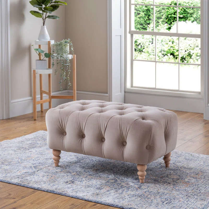 Donna Chesterfield Style Footstool