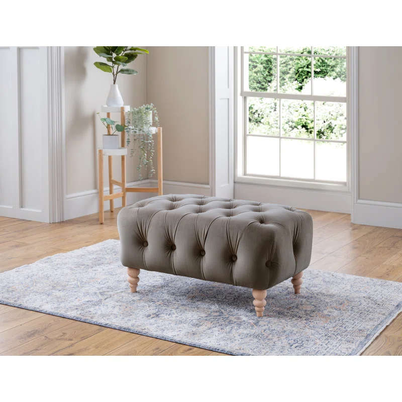 Donna Chesterfield Style Footstool