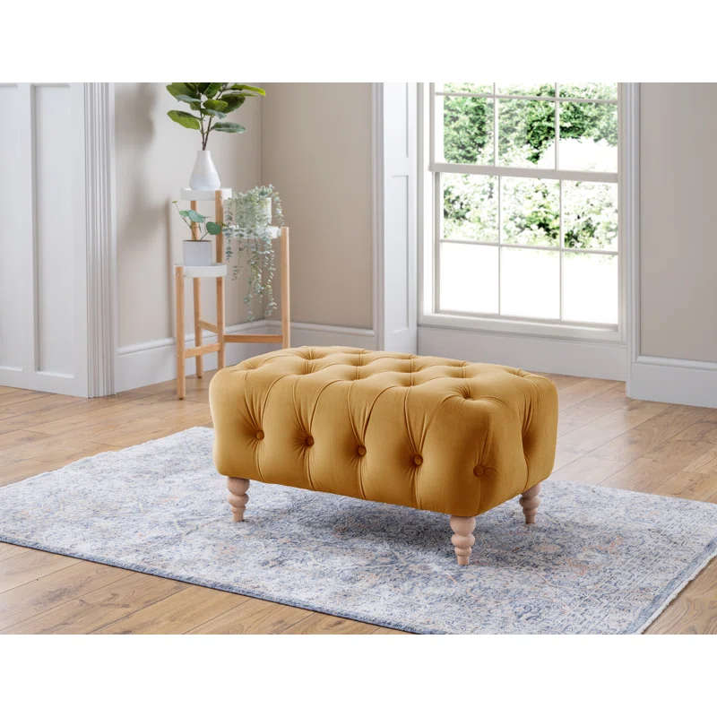 Donna Chesterfield Style Footstool