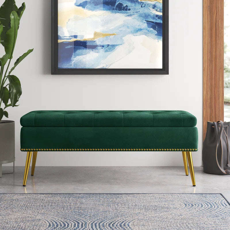 Isabella Rectangular Storage Ottoman Bench