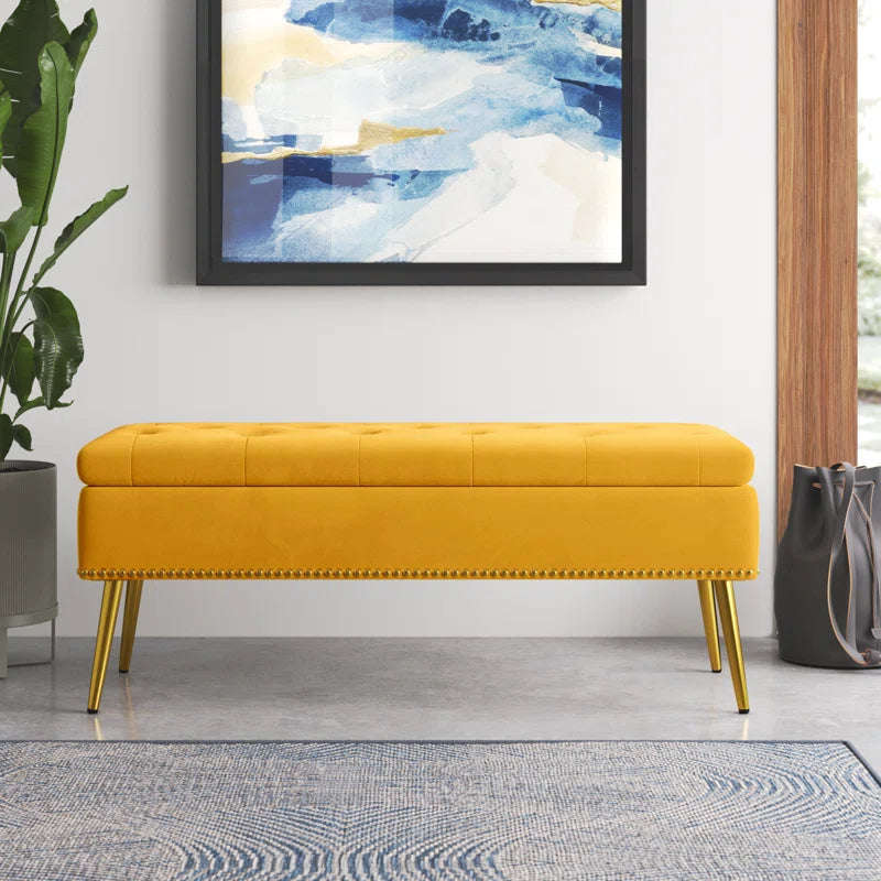 Isabella Rectangular Storage Ottoman Bench