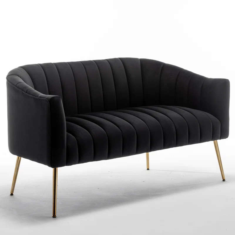 Lilly Velvet 2 Seater Loveseat Sofa