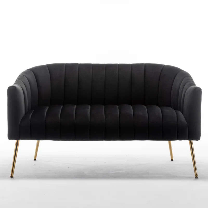 Lilly Velvet 2 Seater Loveseat Sofa