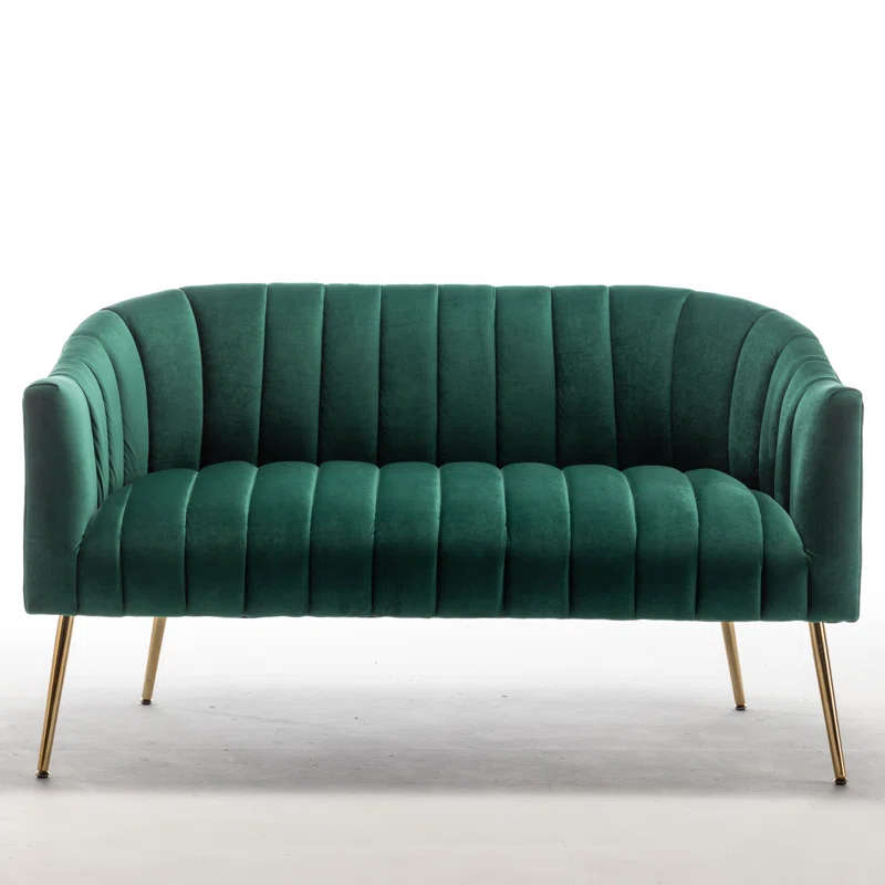 Lilly Velvet 2 Seater Loveseat Sofa