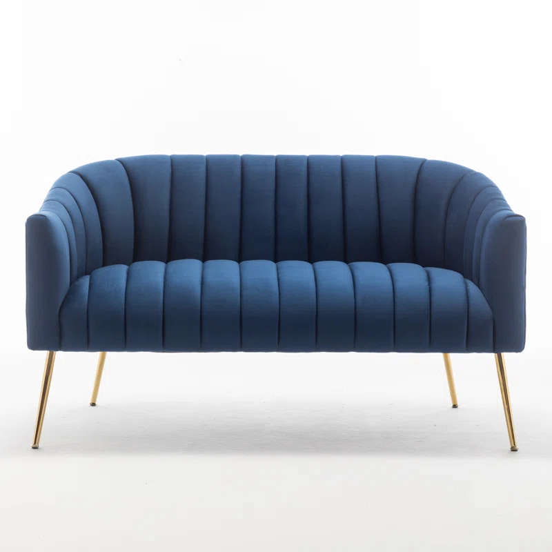 Lilly Velvet 2 Seater Loveseat Sofa