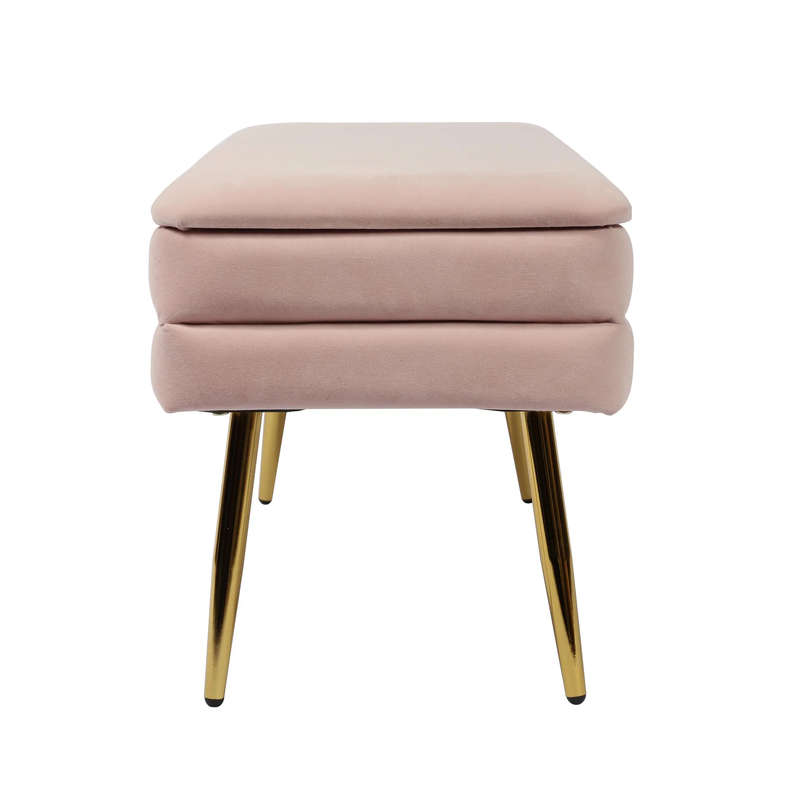 Vira Rectangular Storage Ottoman Bench