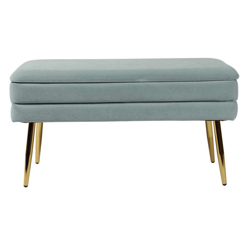 Vira Rectangular Storage Ottoman Bench