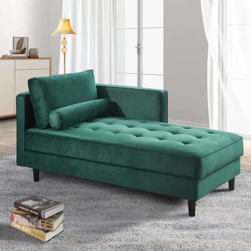 Navi Chaise Tufted Sofa Accent Chair