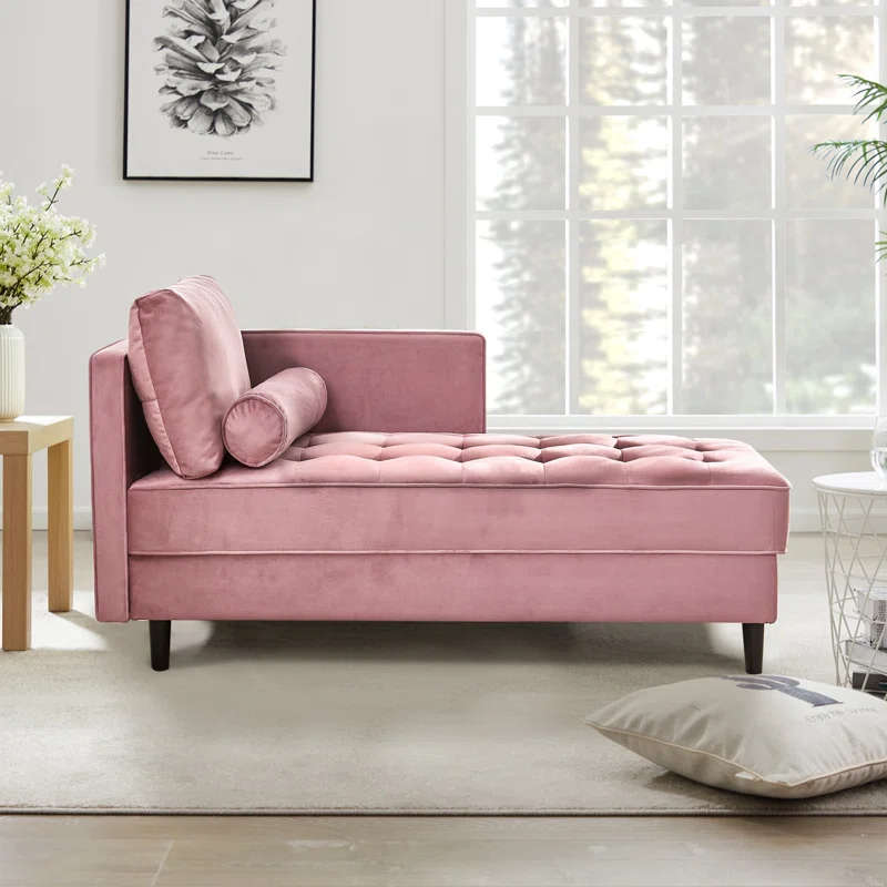 Navi Chaise Tufted Sofa Accent Chair
