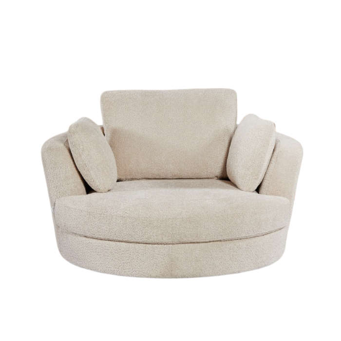 Atlas Barrel Lounger Accent Chair/ Cuddle sofa