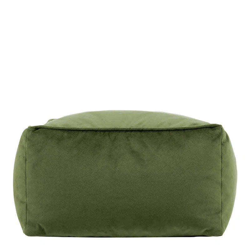 Jane Velvet Square Pouffe Ottoman
