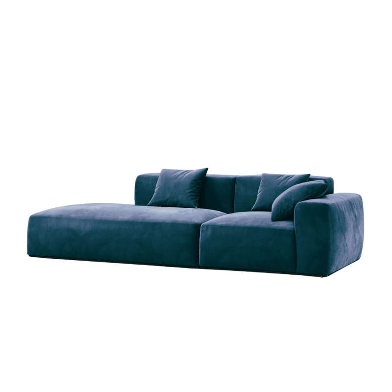 Safa 3 Seater Lounger- Left Armrest
