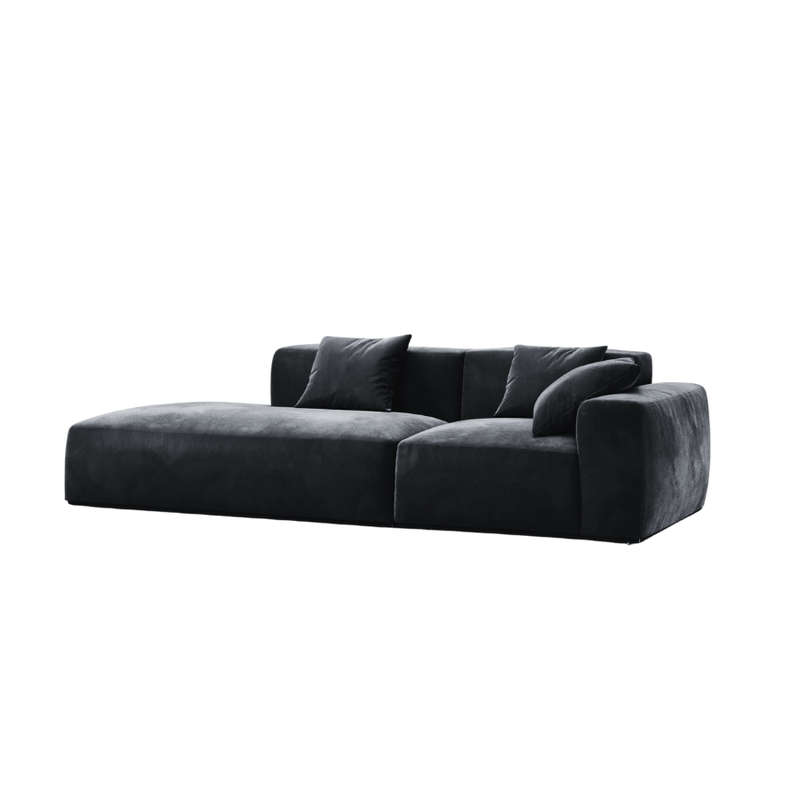 Safa 3 Seater Lounger- Left Armrest
