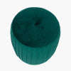 Robella Velvet Buttoned Cylinder Ottoman