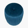 Robella Velvet Buttoned Cylinder Ottoman